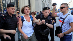 У Росії МВС і Генпрокуратура не знайшли порушень у діях поліції, яка затримувала журналістів під час акцій протесту