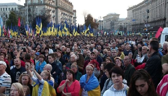 Телеканалу Мураєва заважали робити включення з віче на Майдані