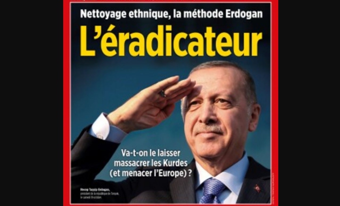 Президент Туреччини подав кримінальну скаргу на журналістів французького журналу Le Point