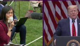 Трамп пішов з брифінгу після перепалки з журналістками CBS News і CNN