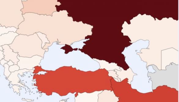 В Іспанії телерадіокомпанія RTVE оприлюднила інфографіку з «російським» Кримом