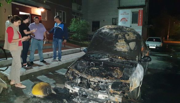 У Броварах спалили авто проєкту «Схеми»