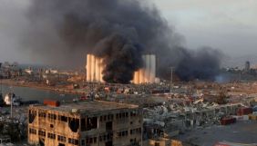 Канал «Беларусь 1» видав фото вибуху в порту Бейрута за наслідки протестів у Лівані