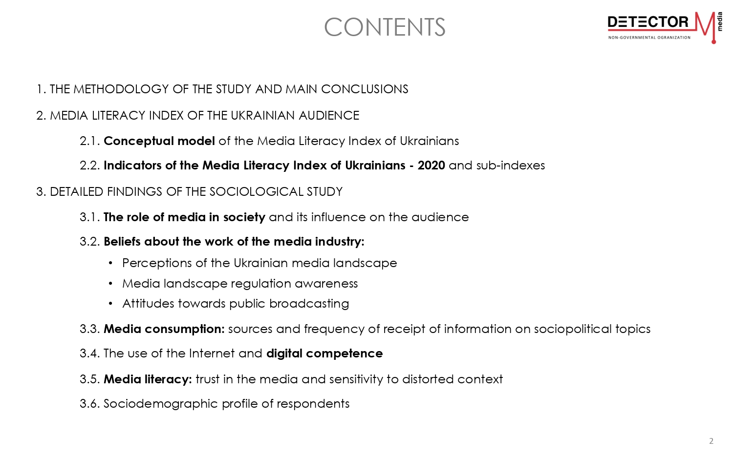 Media literacy index of Ukrainians Детектор медіа.