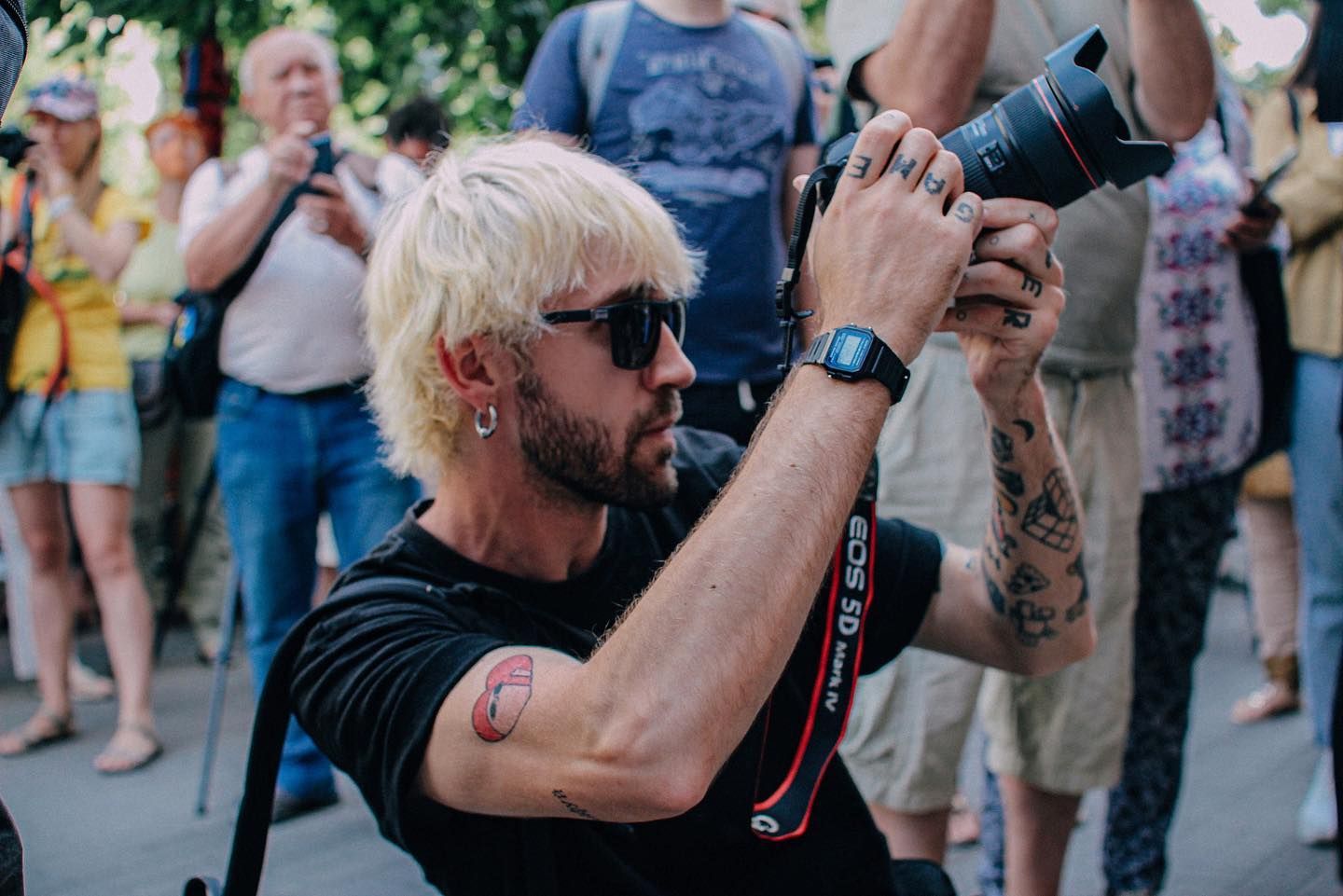 Київські фоторепортери протестуватимуть під будівлею МВС через напад на колегу з видання «Букви»