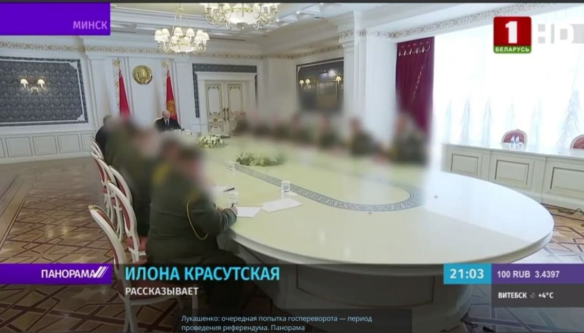 Білоруська пропаганда показала, але заблюрила обличчя нових силовиків Лукашенка: той очікує на &laquo;нову революцію&raquo; (ВІДЕО)