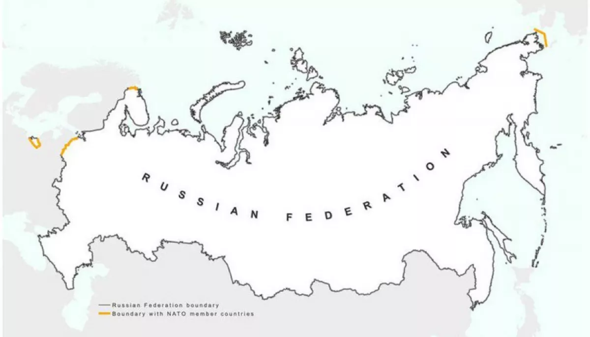 США спростували російський міф про &laquo;оточення&raquo; Росії НАТО: Подивіться на мапу