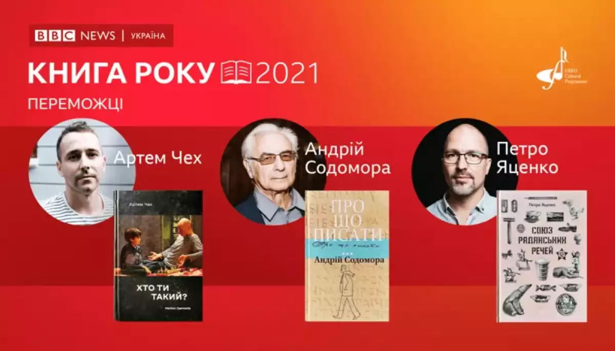 &laquo;Книгою року ВВС-2021&raquo; став роман Артема Чеха &laquo;Хто ти такий?&raquo;