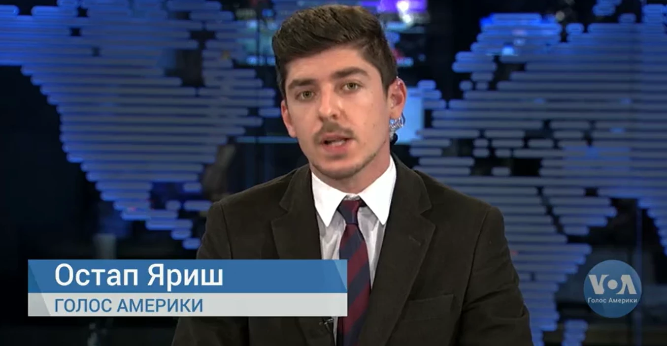 Остап Яриш дебютував як ведучий новин &laquo;Голосу Америки&raquo;