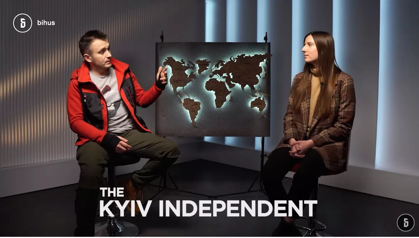 BIHUS.Info та The Kyiv Independent запустили відеоогляди західних медіа про Україну
