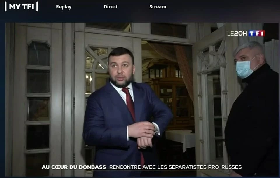 Журналісти французького телеканалу TF1 незаконно дісталися Донбасу  – РНБО