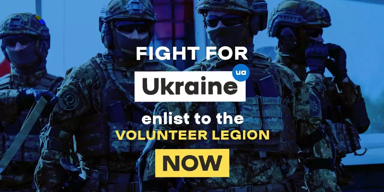 Website was launched for foreigners who want to help Ukraine protect its freedom and territorial integrity