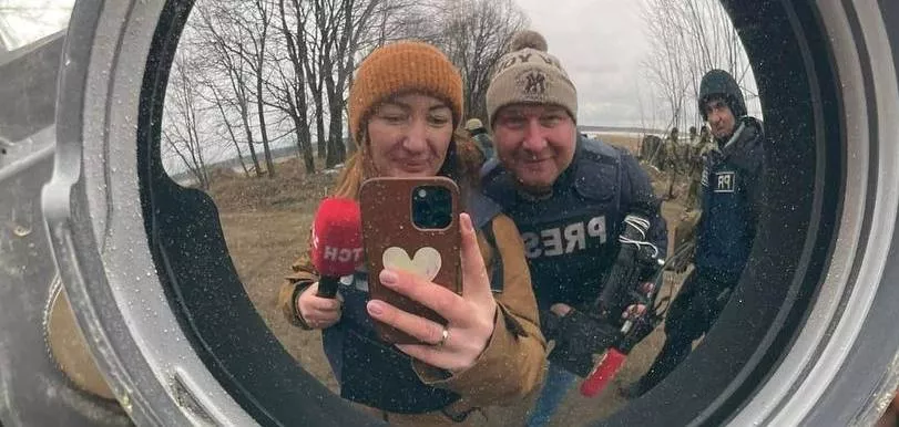 Знімальна група ТСН потрапила під обстріли окупантів (ВІДЕО)