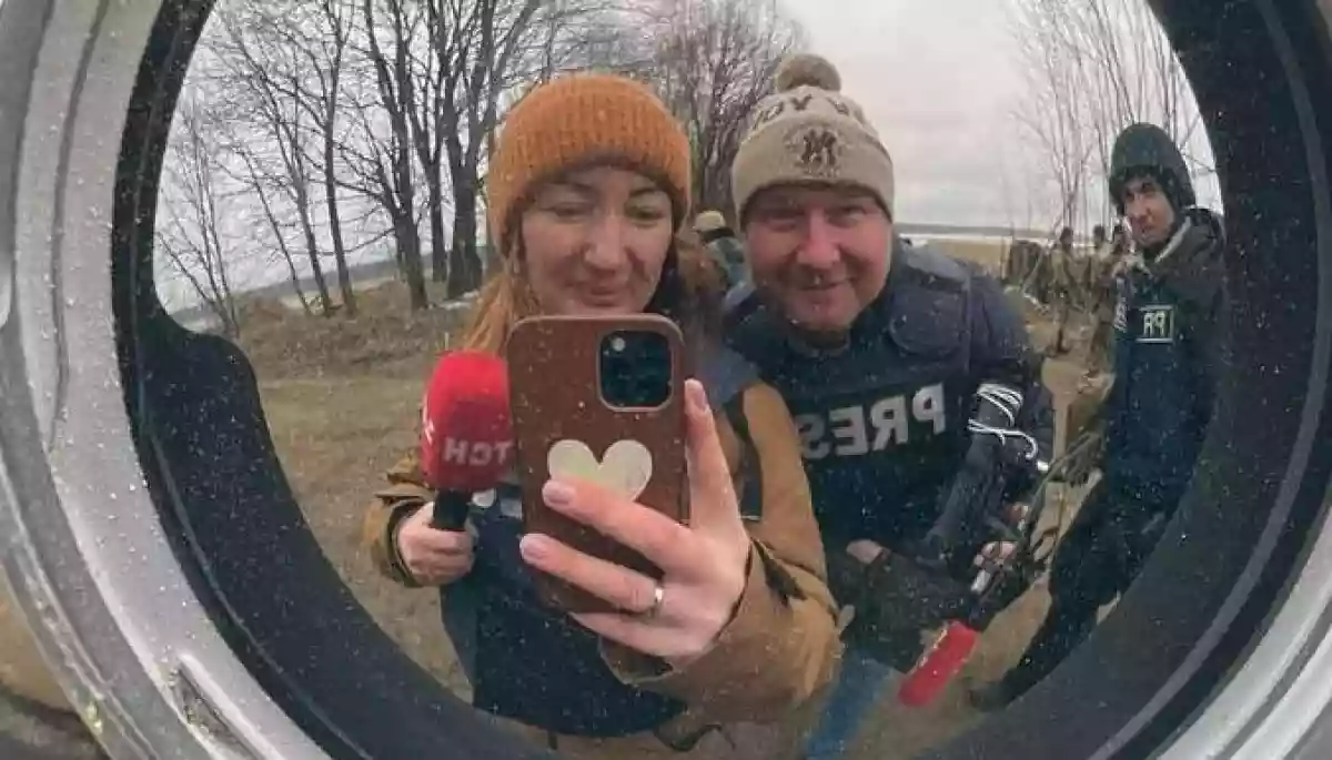 Знімальна група ТСН потрапила під обстріли окупантів (ВІДЕО)