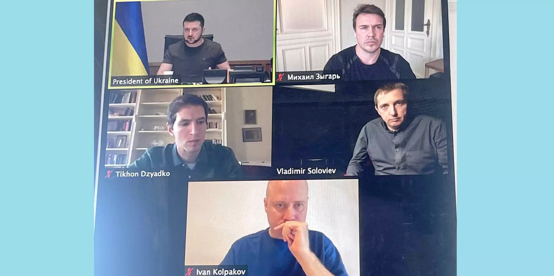 Володимир Зеленський відповів на питання російських журналістів