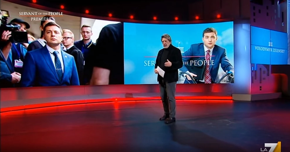 &laquo;Історія, яка змінила долі&raquo;: Італійський телеканал La7 розпочав показ серіалу &laquo;Слуга народу&raquo;