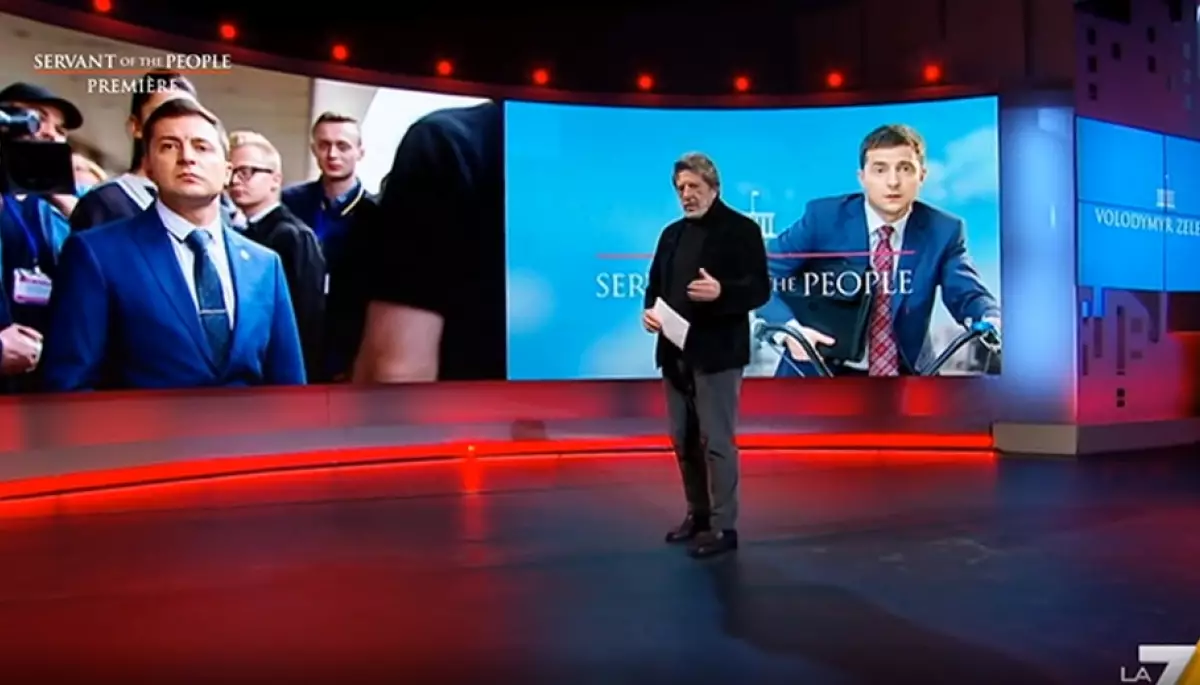 &laquo;Історія, яка змінила долі&raquo;: Італійський телеканал La7 розпочав показ серіалу &laquo;Слуга народу&raquo;