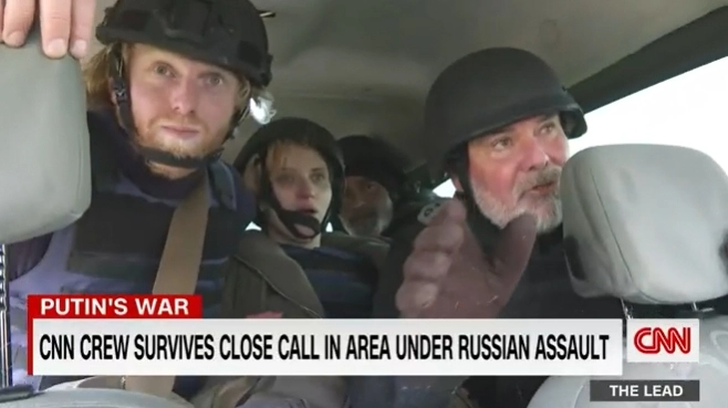Знімальна група CNN потрапила під російський обстріл поблизу Миколаєва