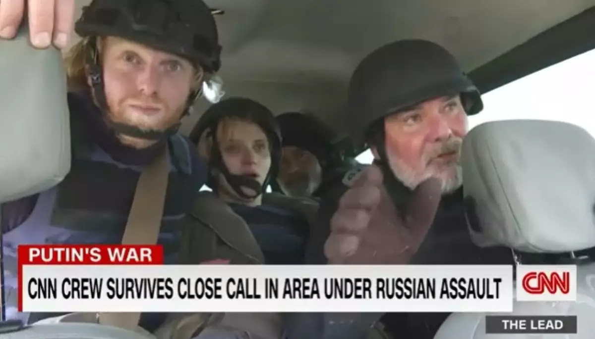 Знімальна група CNN потрапила під російський обстріл поблизу Миколаєва