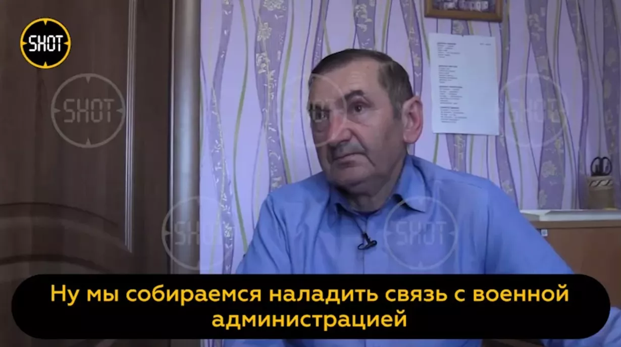 Окупанти змусили головреда Novakahovka.city Олександра Гунька записати постановочне інтерв'ю