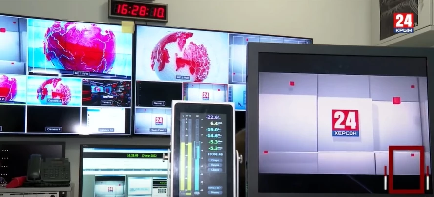 Російські окупанти запустили пропагандистський телепроєкт «Херсон 24»