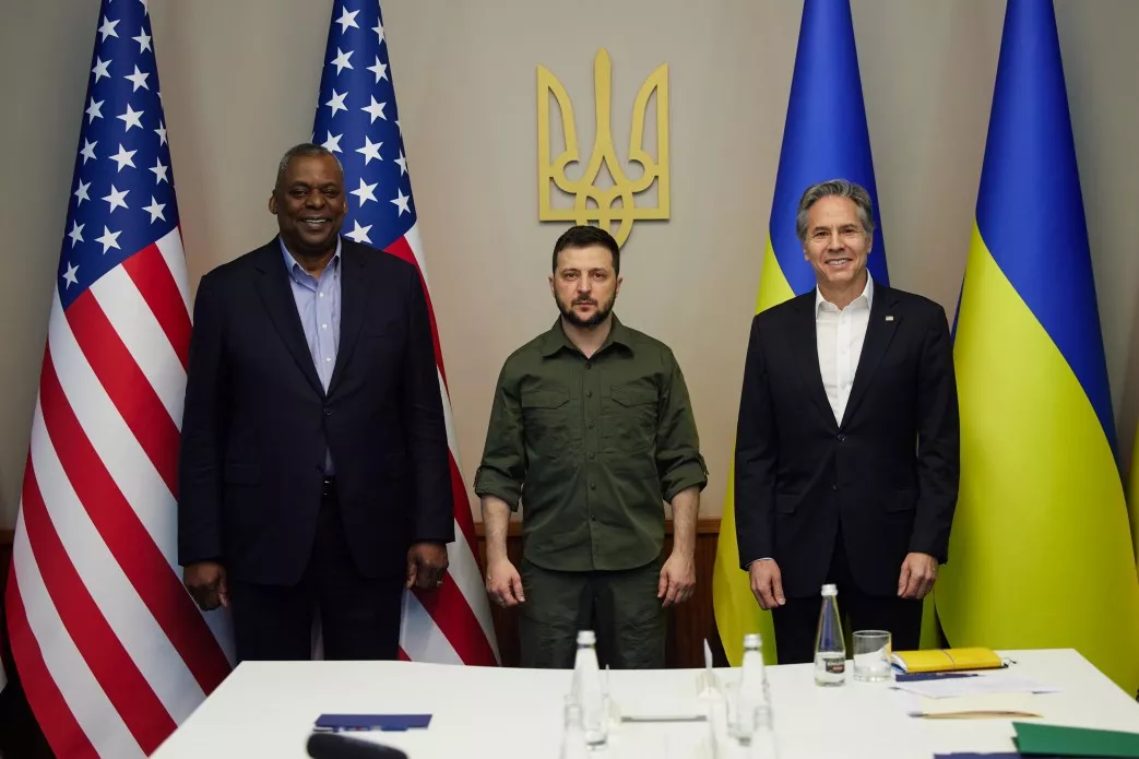 Без преси і в атмосфері секретності: Київ відвідали держсекретар Блінкен та очільник Пентагону Остін