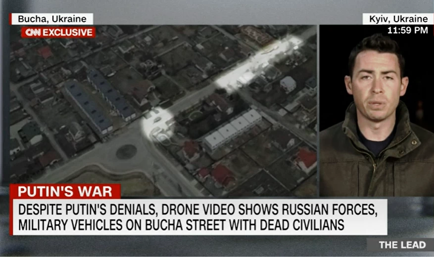 Журналісти CNN отримали відео, що доводить злочини росіян у Бучі