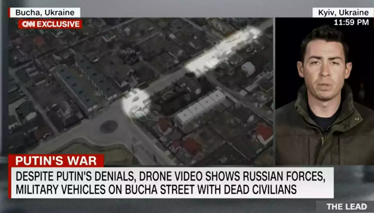 Журналісти CNN отримали відео, що доводить злочини росіян у Бучі