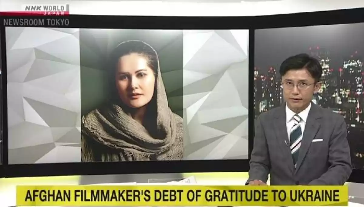 Афганська кінорежисерка, яку Україна врятувала від талібів, засудила агресію Росії