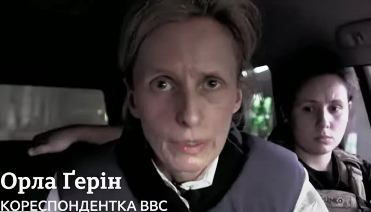 Знімальна група BBC потрапила під обстріл на Донеччині (ВІДЕО)
