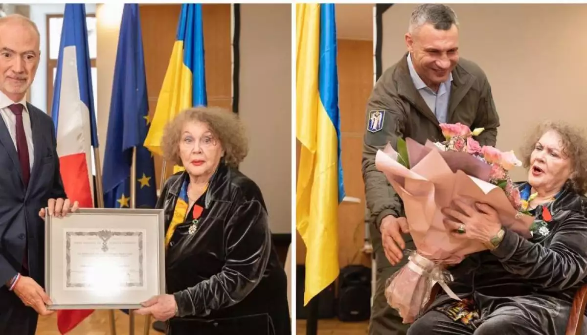 Ліні Костенко вручили найвищу нагороду Франції — Орден Почесного легіону
