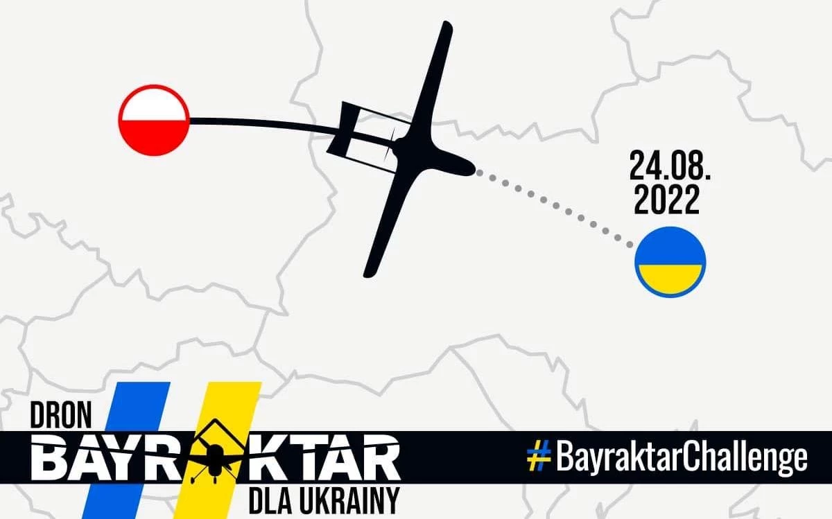 Збір коштів на Bayraktar у Польщі: ще 5 мільйонів злотих, і кампанію завершено