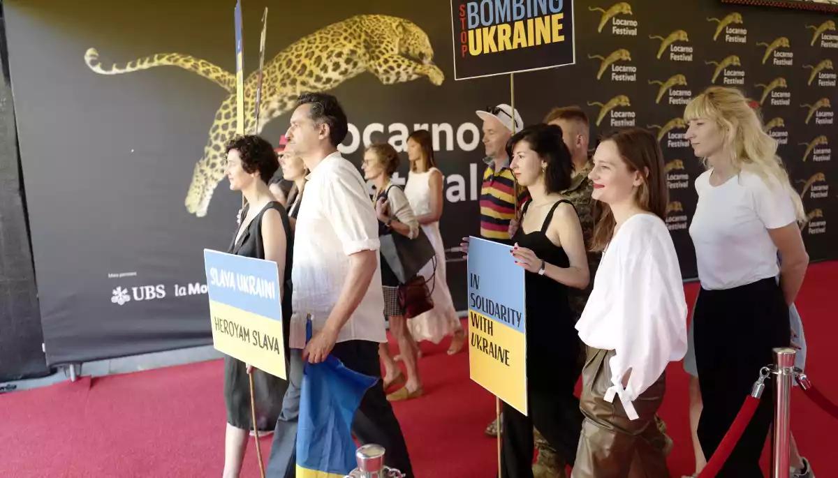 Під час фестивалю в Локарно відбулася акція проти військової агресії РФ в Україні (ФОТО)