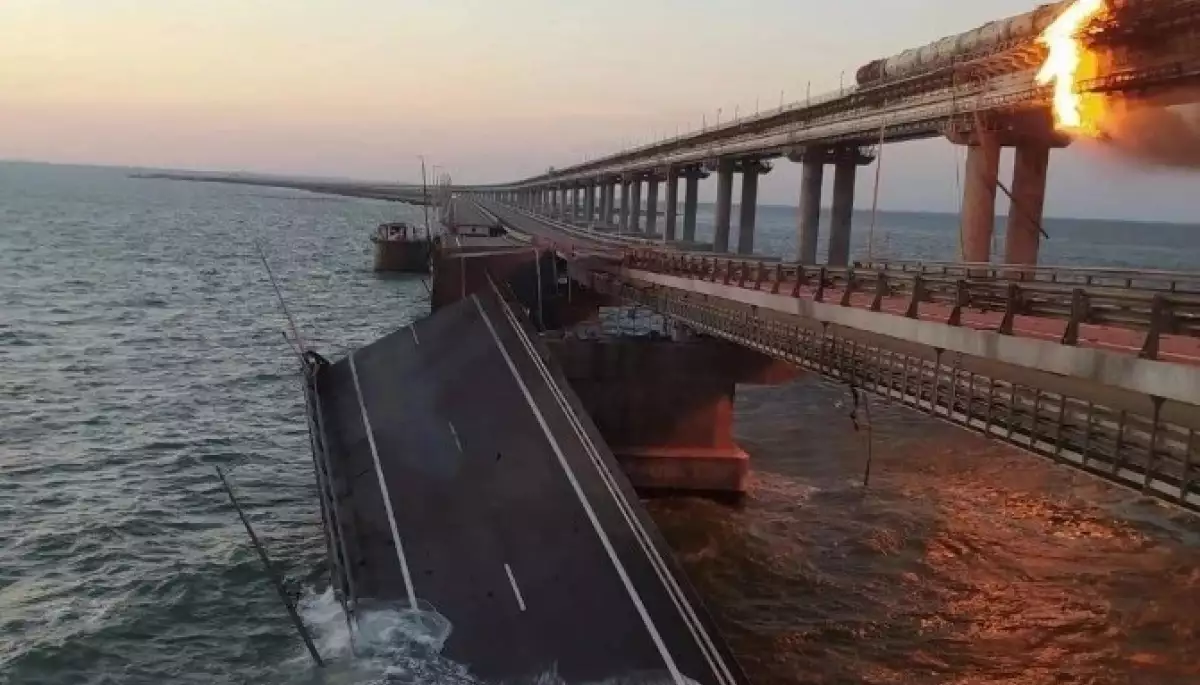 &laquo;Лучшее поздравление Владимиру Владимировичу&raquo;. Як (про)російський телеграм пережив вибух на Кримському мосту