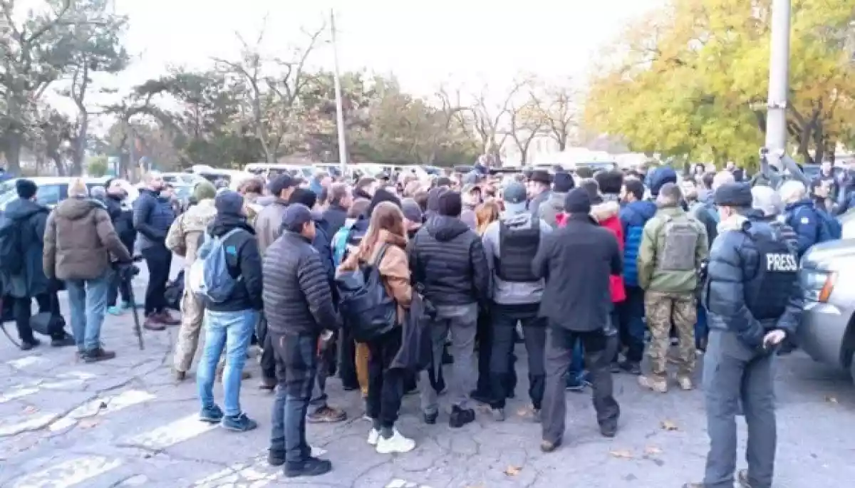 14 листопада відбувся перший престур до звільненого Херсона