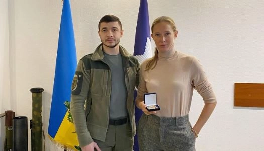 Ведуча Катерина Осадча отримала відзнаку від Нацполіції