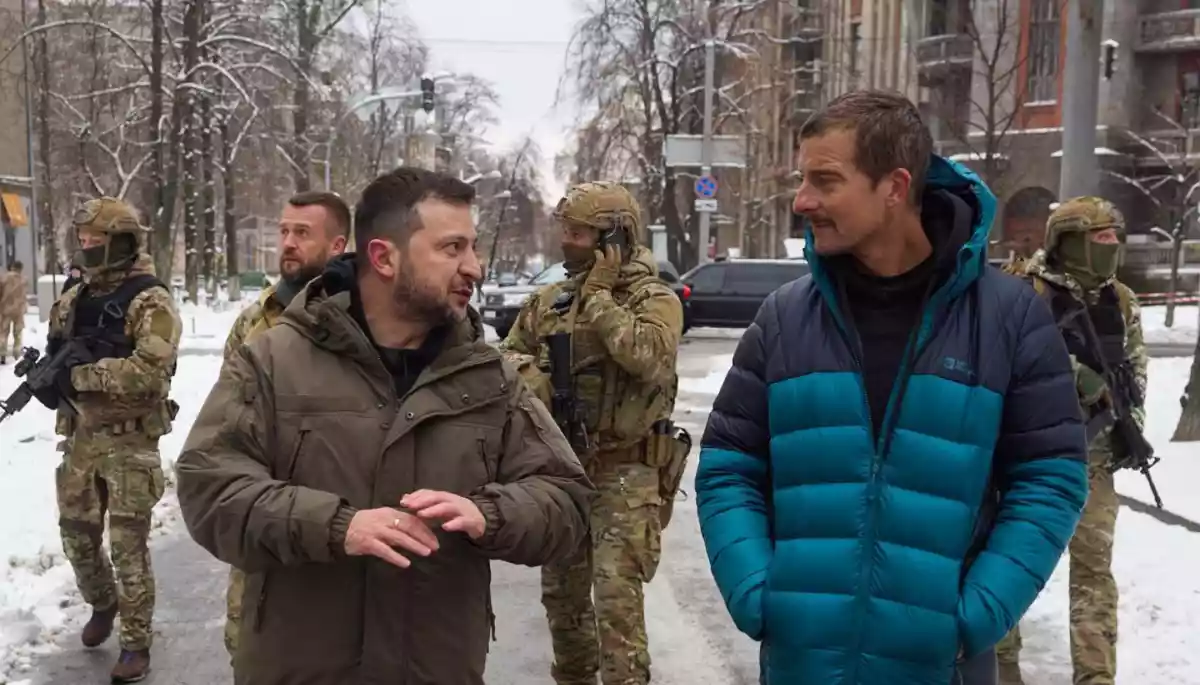 Британський ведучий та мандрівник Бер Ґріллз анонсував програму із Зеленським