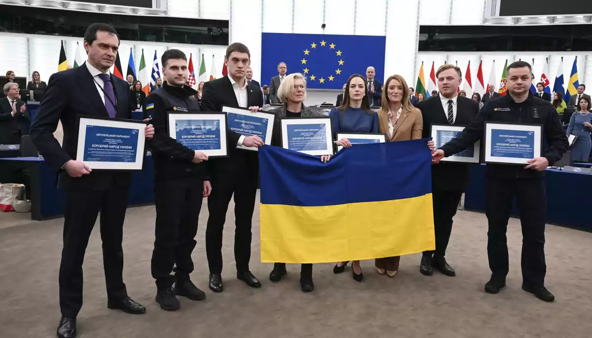 Європарламент вручив премію Сахарова українському народу (ВІДЕО)