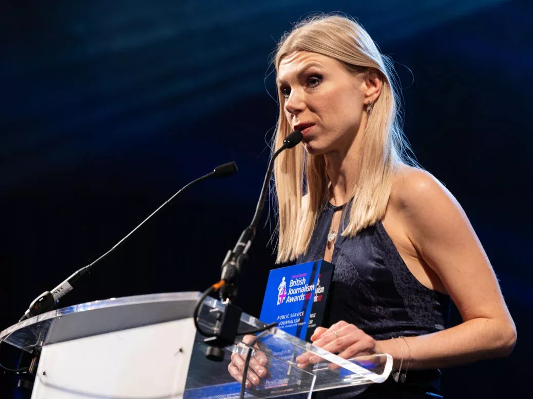 Ользі Мальчевській вручили British Journalism Awards, яку присудили журналістам за висвітлення війни