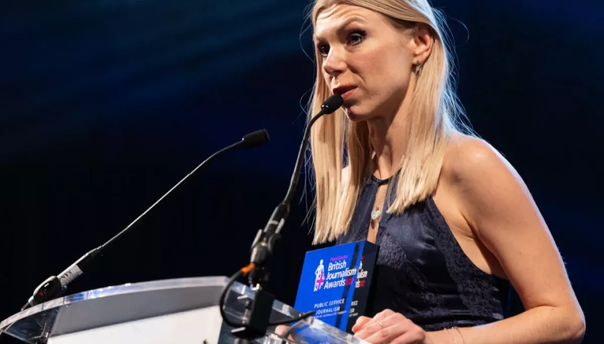 Ользі Мальчевській вручили British Journalism Awards, яку присудили журналістам за висвітлення війни