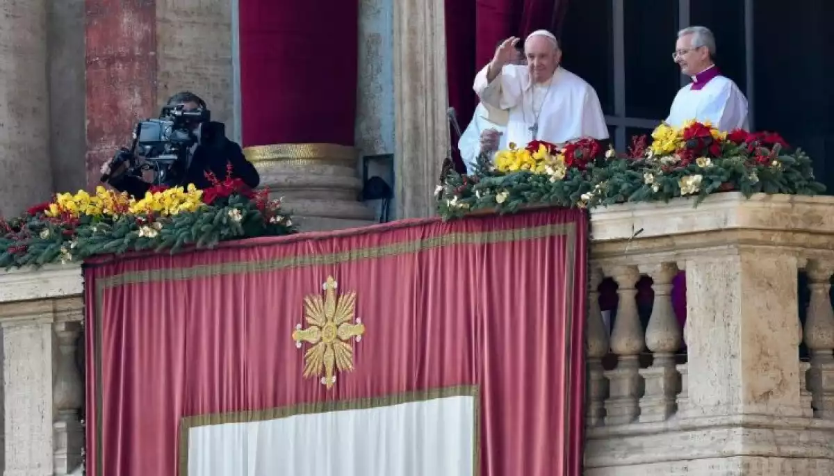 Папа Римський у різдвяному привітанні нагадав про війну в Україні