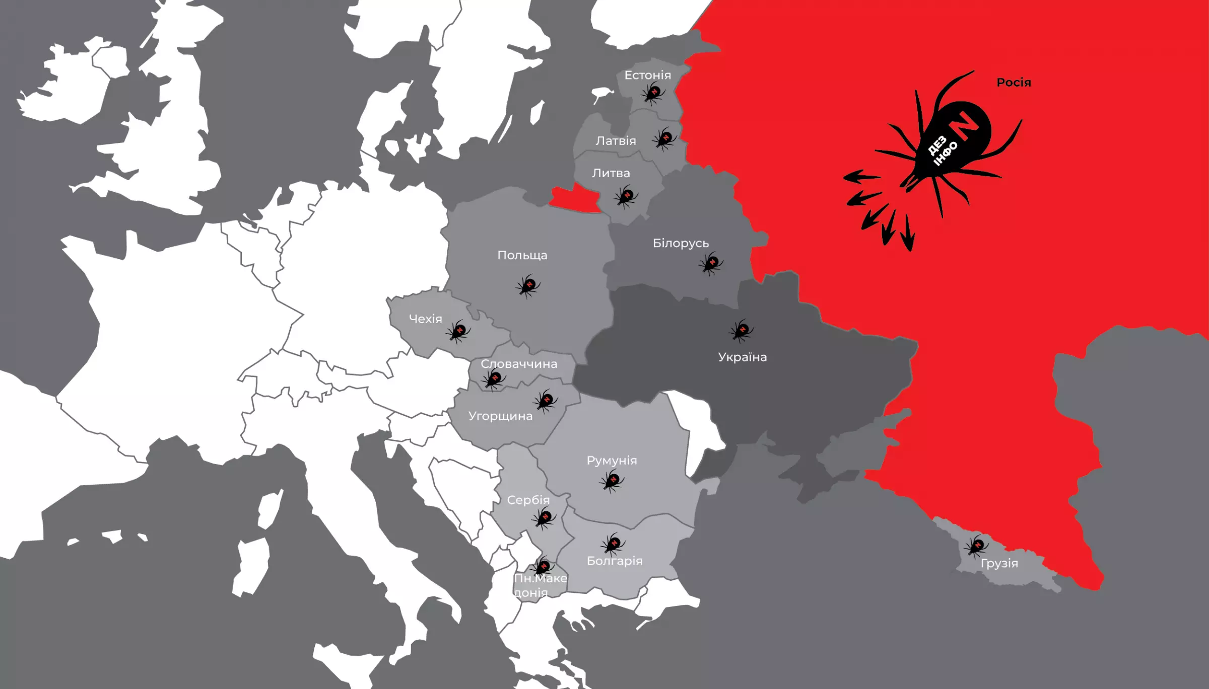 330 відтінків російської дезінформації: досліджуємо інформаційний простір Східної Європи