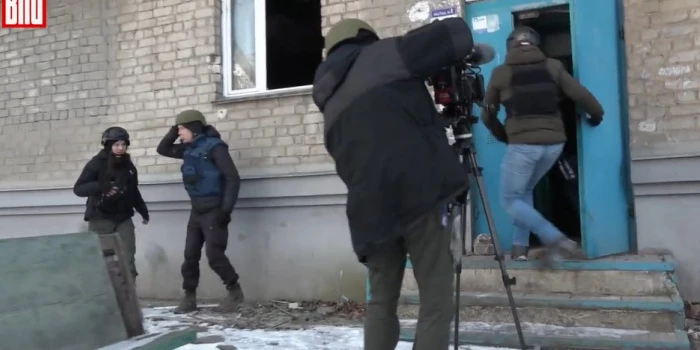 Знімальна група Bild потрапила під російський обстріл у Бахмуті