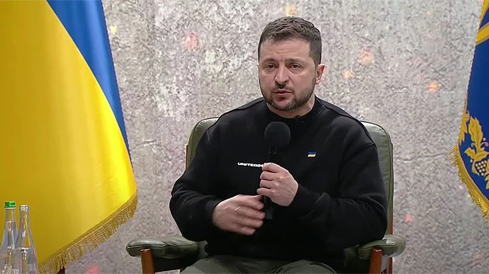 Зеленський почав пресконференцію до річниці війни із подяки журналістам та згадки про загиблих медійників