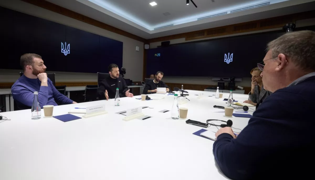 Зеленський зустрівся із власницею журналу The Atlantic Лорен Пауелл Джобс