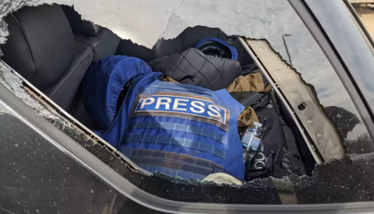 Журналісти «Донбас.Реалії» потрапили під російський обстріл біля Бахмута