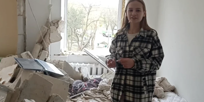 Миколаївська журналістка опинилася під завалами після влучання в її будинок російської ракети
