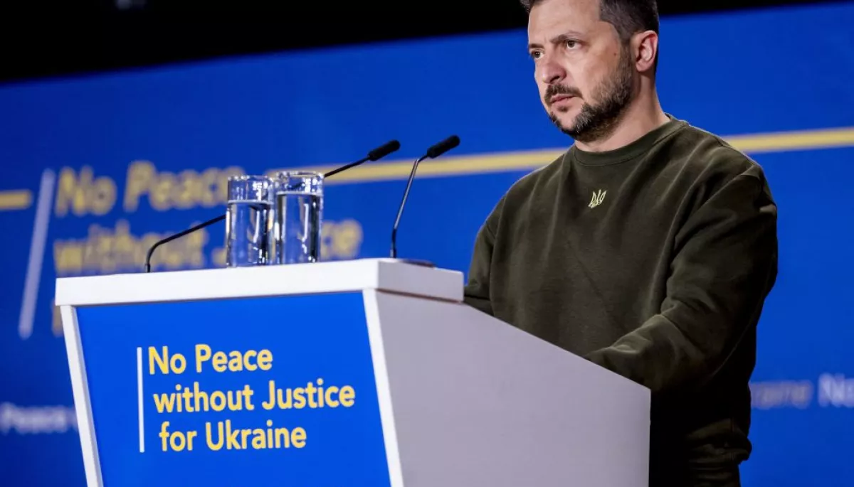 Зеленський виступив у Міжнародному кримінальному суді в Гаазі: &laquo;Ми всі хочемо бачити тут іншого Володимира&raquo;