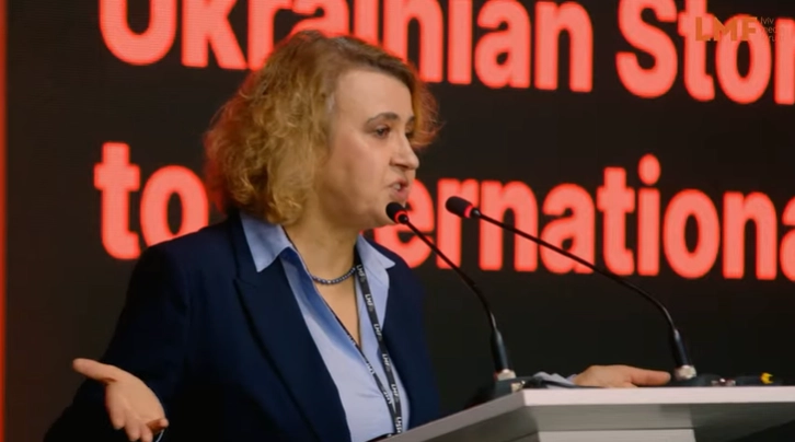 Оксана Забужко на відкритті LMF-2023: Єдиний спосіб бути суб&rsquo;єктом власної історії &mdash; стати впізнаваним у світі за своєю культурою