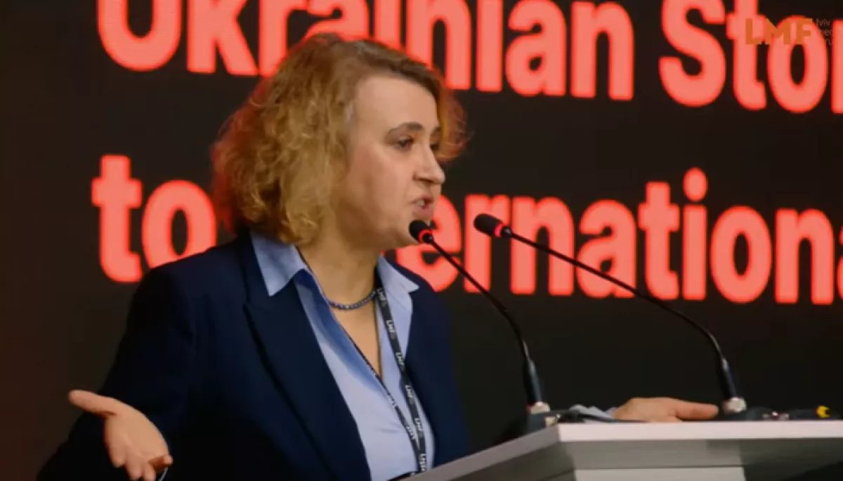Оксана Забужко на відкритті LMF-2023: Єдиний спосіб бути суб&rsquo;єктом власної історії &mdash; стати впізнаваним у світі за своєю культурою